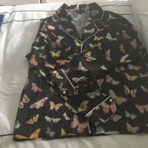 Karen Mabon butterfly pajamas size medium